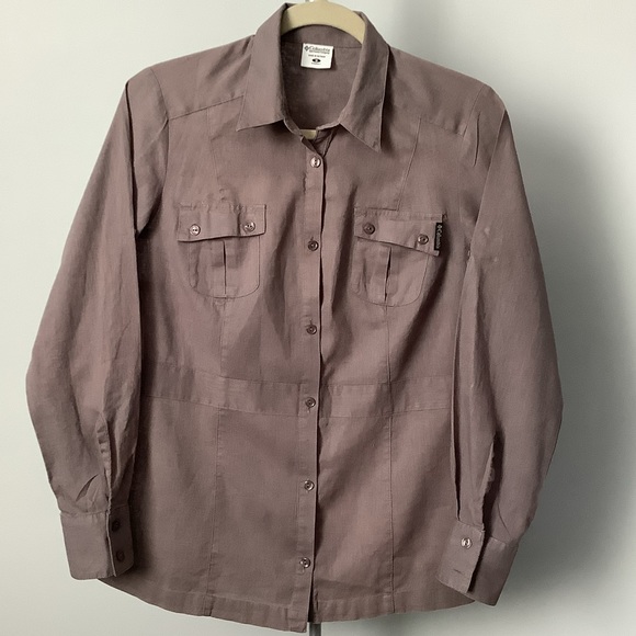 COLUMBIA Sportswear Linen Blend Shirt - Picture 4 of 11